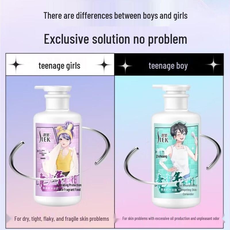 SLEK Hydrating & Moisturizing Fragrance Shower Gel