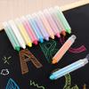 Kids Dust Free Chalk 12 Colors Washable Outdoor Art Chalk Smooth Writing Crayons for Blackboard Whiteboard, Playroom School