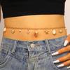 Boho Starfish Shell Pearl Waist Chain for Women Delicate Sexy Conch Tassel Belly Chain Trendy Body Chains Versatile Jewelry Gift