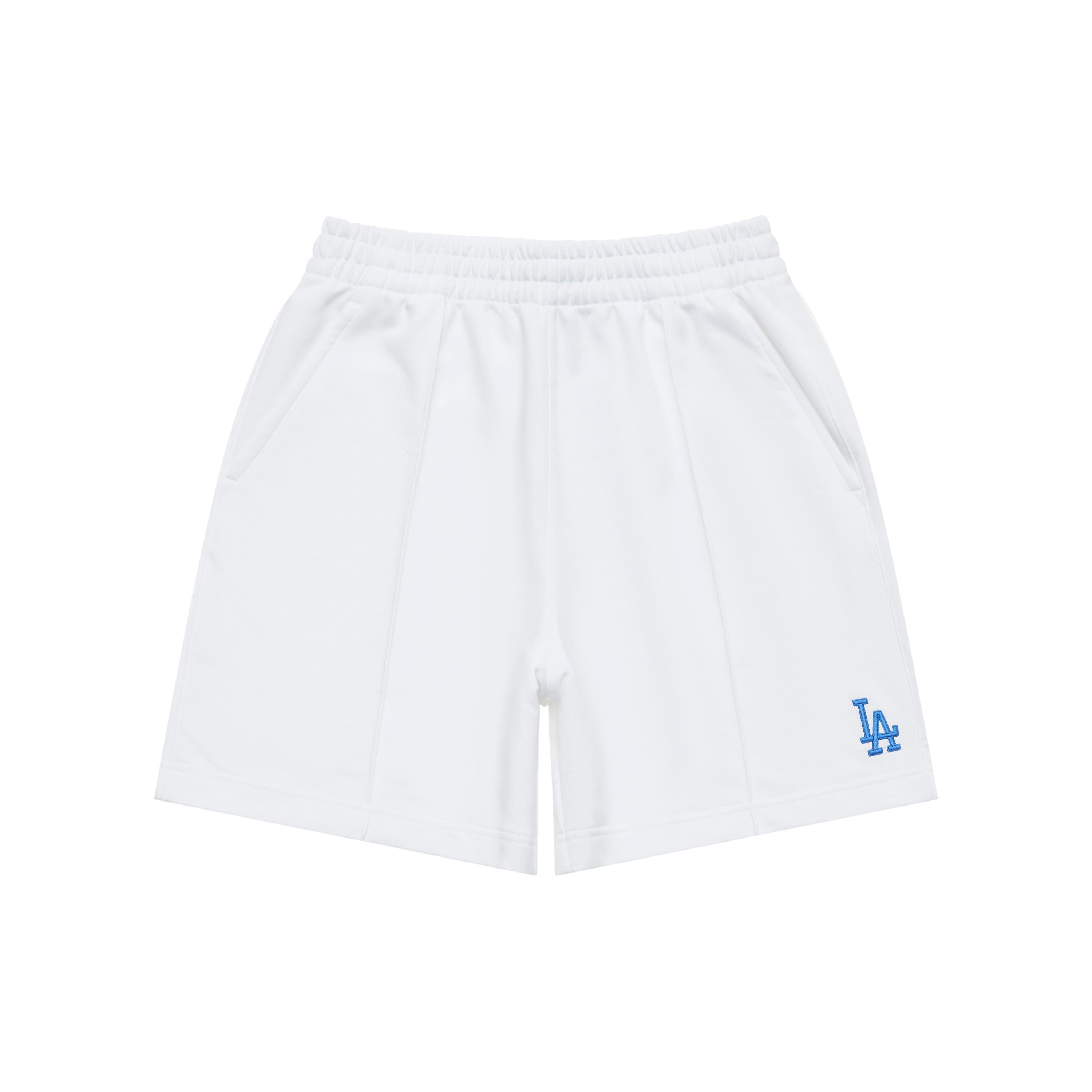 MLB Los Angeles Dodgers Casual Shorts Unisex White Moderate 3ASPB0843-07WHS XS