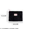 New Ins Plush Envelope Makeup Bag Student Toiletry Bag Skincare Organizer Girl Headphone Data Cable Pouch Travel Cosmetics Bags
