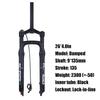 BOLANY Snow Bike Fork 20/26" Magnesium Alloy Air Fork 120mm Travel Shock Suspension 4.0 Fat Tire Fork Bike Accessories
