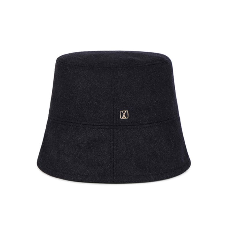 VARZAR VA Square Drop Overfit Bucket Hat Black