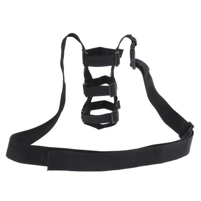 Nylon Crossbody Adjustable Large Kettle Bag Outdoor Black