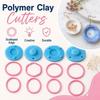 Scalloped Edge 3D Plate Clay Earring Molds Creative Polymer Clay Tools  DIY Earrings