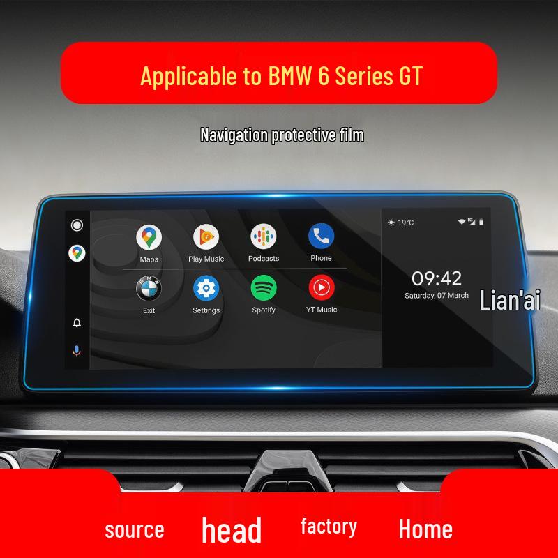 BMW 6 Series GT Navigation & Console Tempered Film, 4 Series Instrument Protection Film, Z4 Car Accessories