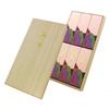 Kunjudo Special Selection Karin Incense, Short, 6 Cases, Paulownia Wood Box, #30