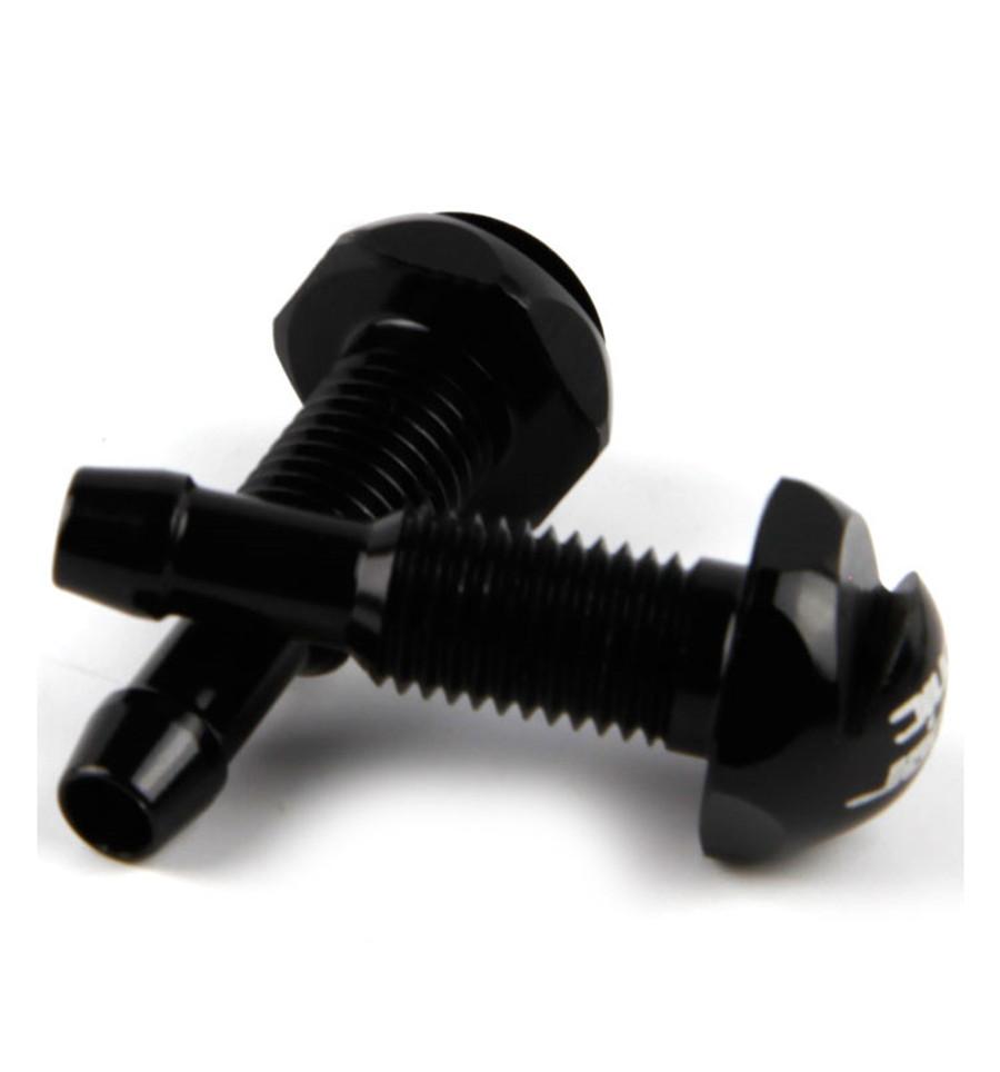 2 Pcs CNC Car Windshield Wiper Water Nozzles Hood Spray Jet Window Washer Nozzle