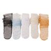 5Pairs Star Moon Tulle Shiny Socks Mid-calf Mesh Tube Socks Women Soft Transparent Bow Socks  Girl
