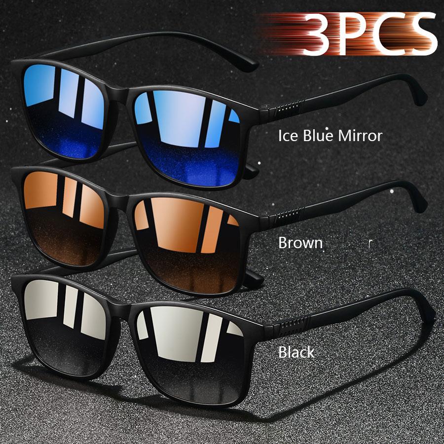 Mode Vintage Karomuster Unisex Quadratische Sonnenbrille Herren Damen Fahren Angeln Marken Designer Sonnenbrille Mann UV400 Brille