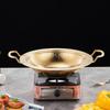 Golden Alcohol Single Person Small Hot Pot Lobster Basin Commercial Alcohol Stove Pot Hotpot Thickened Stainless Steel Dry Pots