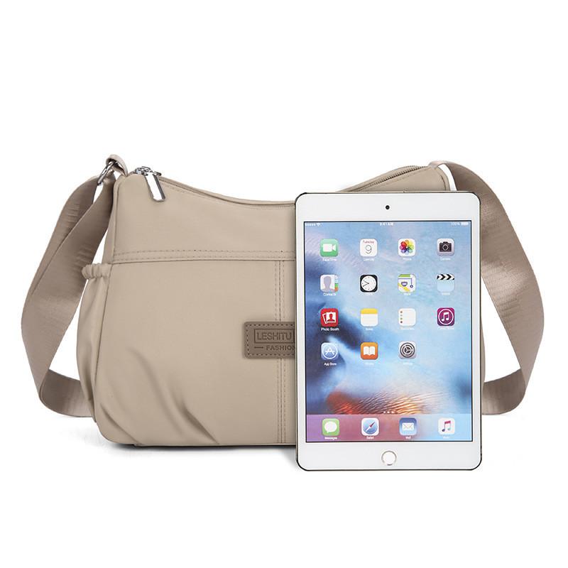 Oxford Cloth Crossbody Bag For Women With Zipper Closure And Minimalist Style For Daily Use