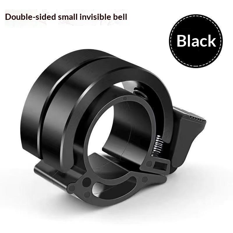 1Pcs Aluminum Alloy Invisible High-Pitched Bicycle Bell High-Quality Sound Suitable For Mountain Bikes And Road Bikes чёрный