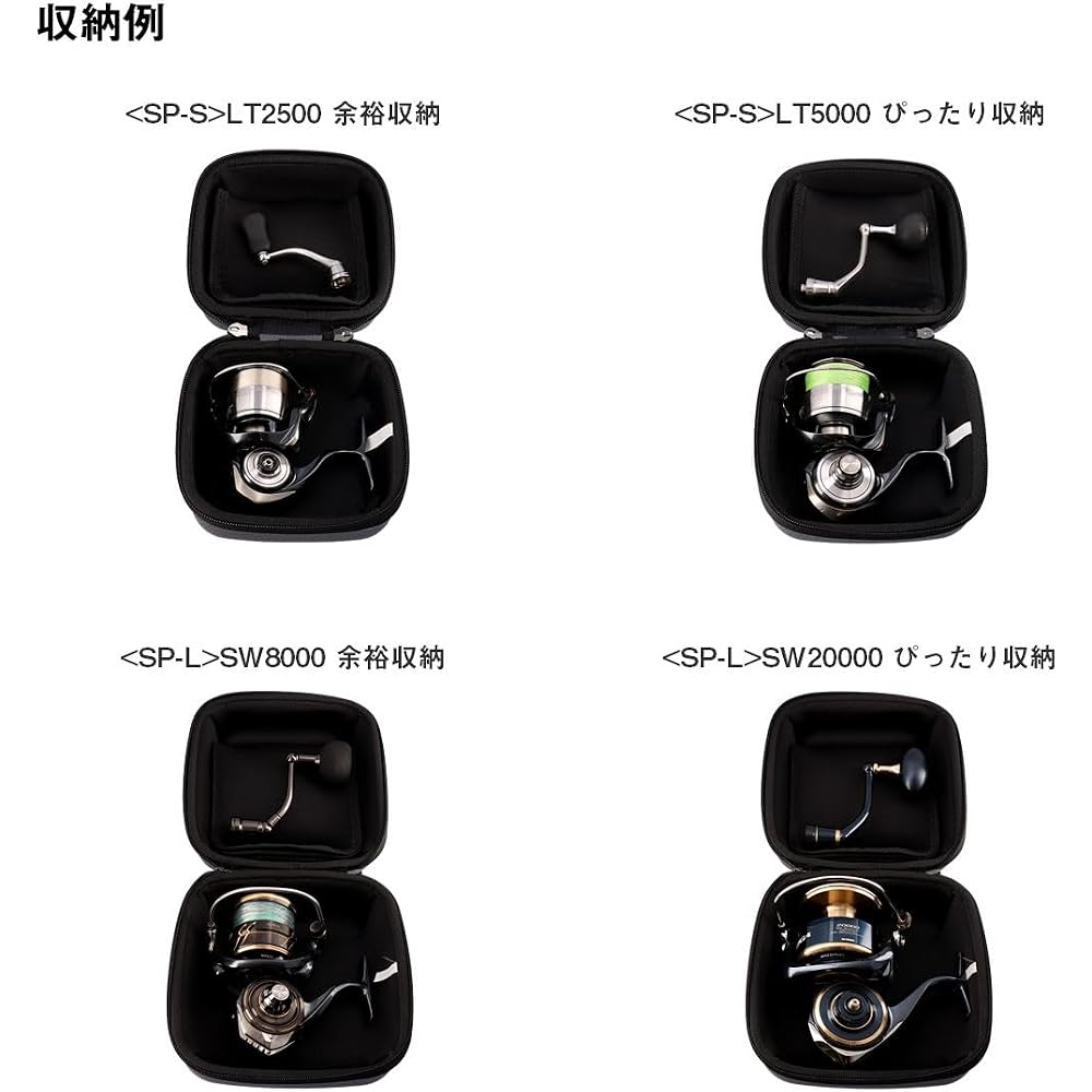 Daiwa CV-S(A) Semi-Hard Reel Cover Fishing Tackle Storage Bag Black