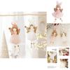 Adorable 7.5in Christmas Angel Plush Doll Pendant For Xmas Tree Decor