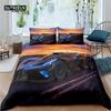 Home Living Luxury 3D Racing Car Bedding Set Comfortable Duvet Cover Set Kids Bedding Set Queen and King EU/US/AU/UK Size