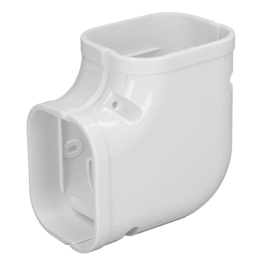 90 Degree Flat Elbow Line Cover PVC Mini AC Flat Elbow Line Cover for 1 To 2 Horsepower Air Conditioner