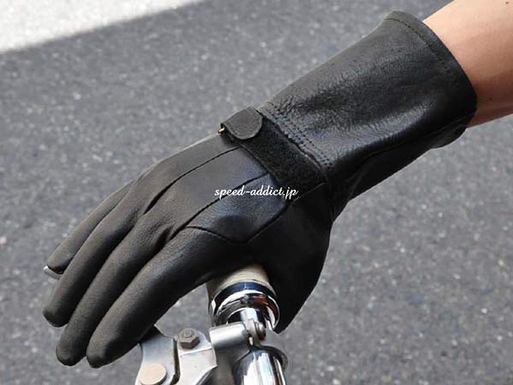 NAPA Deerskin Thinsulate Leather Gauntlet Size Winter Gloves, Black, L,