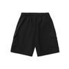 Li Ning Badfive Sports Basketball Series Solid Color Loose Drawstring Shorts Men Shorts Black AKSR149-2