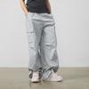 New MLB SS24 New York Yankees Cargo Pants Women's Light Gray 3FWPB0143-50GRL
