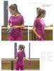 Plus Size Women's Quick-Dry Outdoor Sports Yoga T-Shirt - Short Sleeve