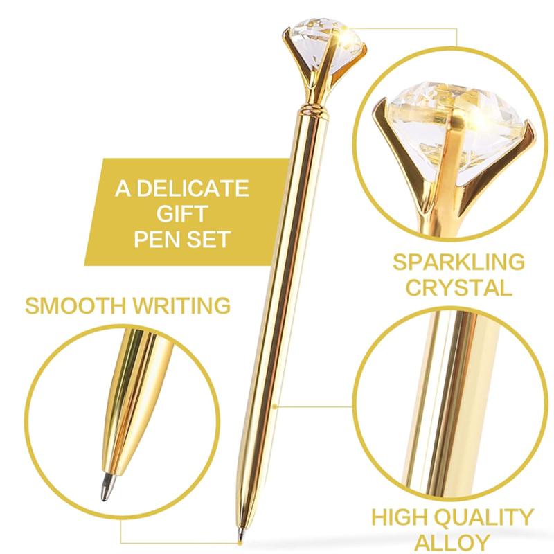 2/1PC Wedding Guest Book Writing Signing Diamond Pen Bride To Be Bridesmaid Gifts Wedding Decor Bachelorette Party Bridal Shower