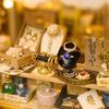 Pixie Curio Miniaturowy Domek Zestaw do Samodzielnego Montażu Drewniany 3D Skarby Luksusowa Biżuteria Kompatybilny z Dotykiem Skala Tradycyjny Nowy Połączenie Kolorów DIY Luksusowy Relaksujący
