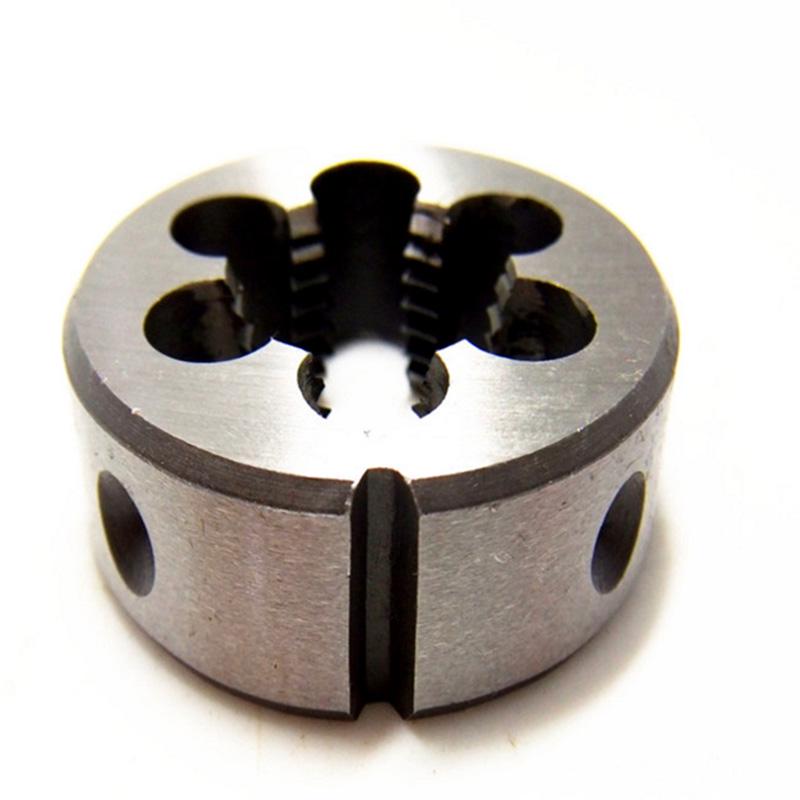 Fustelle Rotonde per Filettatura Tubi Heavy Duty BSP 1/8 1/4 3/8 1/2 3/4 HSS Acciaio ad Alta Velocità Fustella Rotonda per Filettatura Tubi BSP per Uso Generale