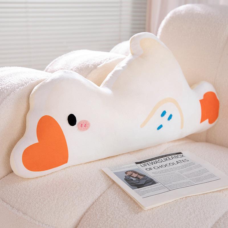 Cartoon Cute Crocodile Meal Rabbit White Goose Fox Lying Flat Series Pillow Plush Toy Doll Sofa Opposite Sex Pillow