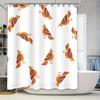 Fashion Bathroom Shower Curtain Set Colorful Chicken Print Waterproof Fabric Decorative Home Decoration