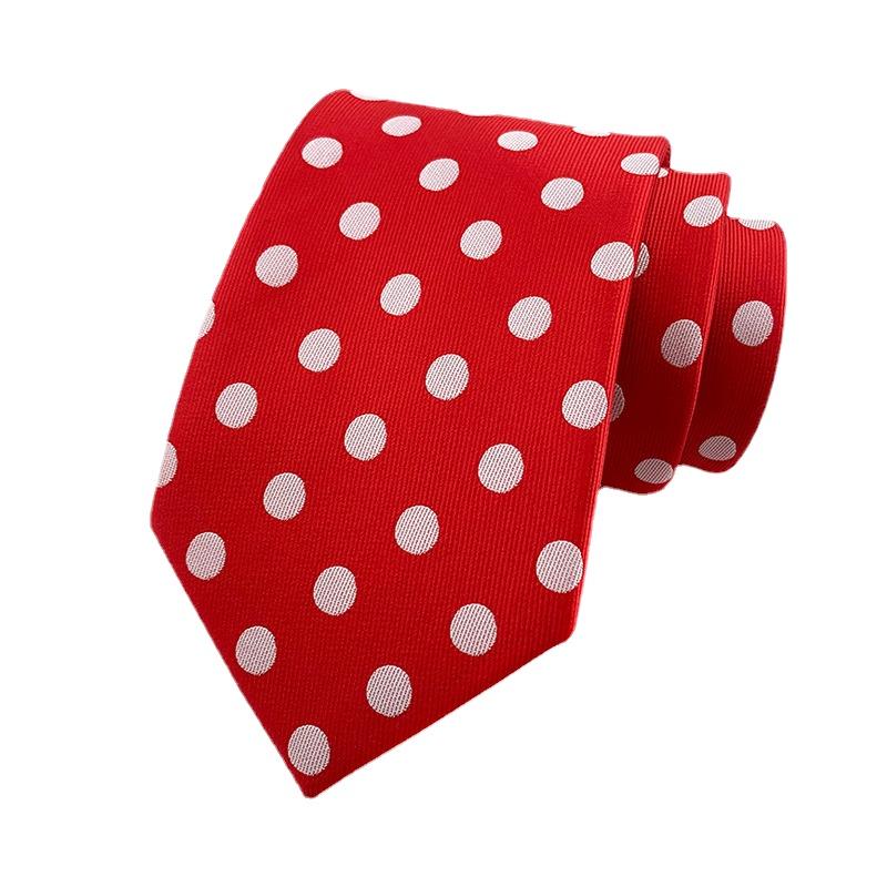 3.15" Fashion Wave Dot PaisleyTies Cravată pentru bărbați Circle Dot pentru nuntă