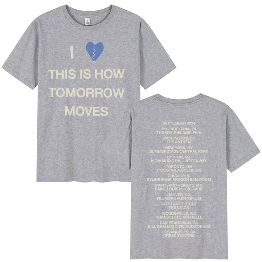 Beabadoobee I Love This Is How Tomorrow Moves Tour 2025 T-Shirt Men Women Vintage Harajuku  T-shirts Summer Tops