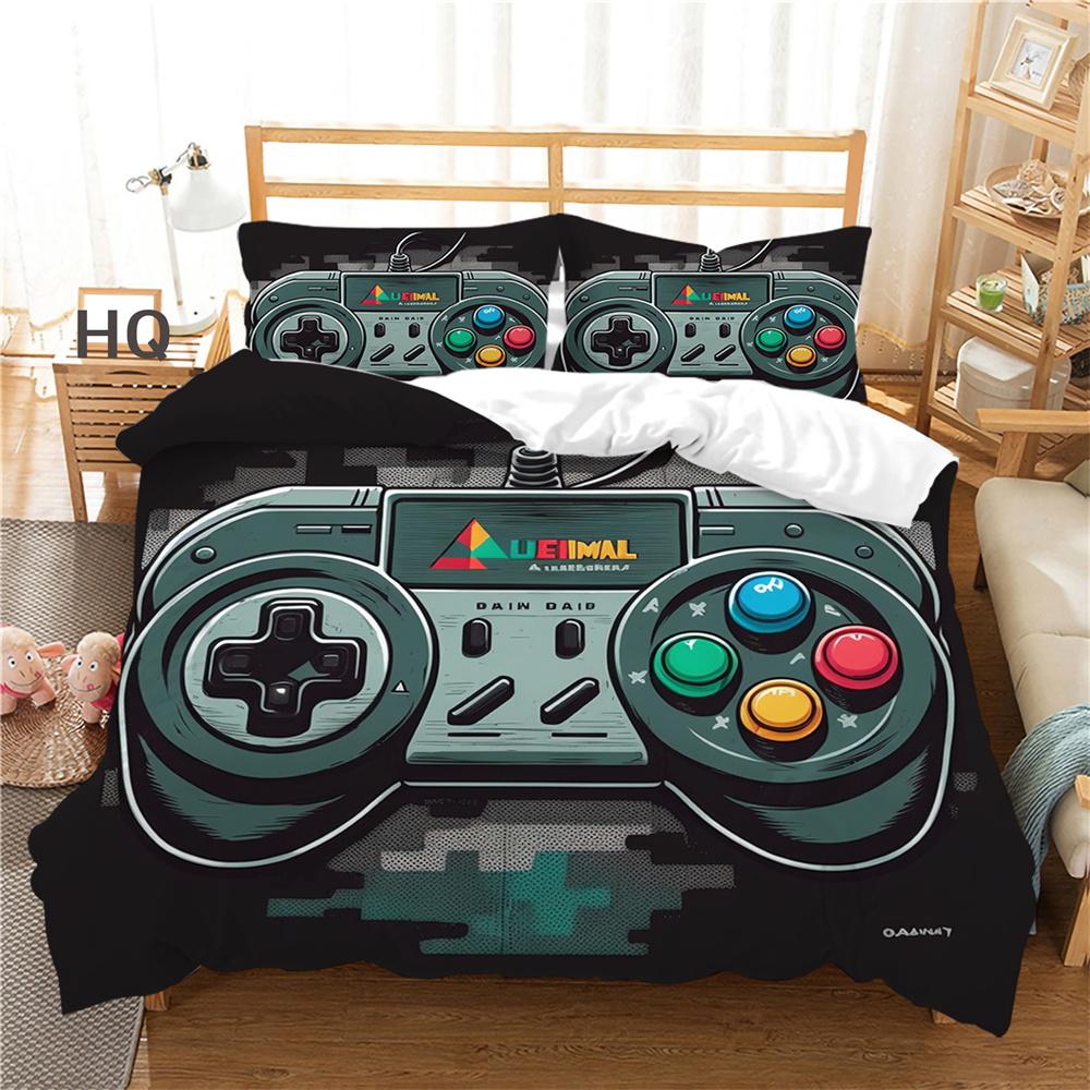 Bed Clothes 3D Game Console Printing Teens Single Size Bedding Set Fashion Luxury Boy Home Bedclothes