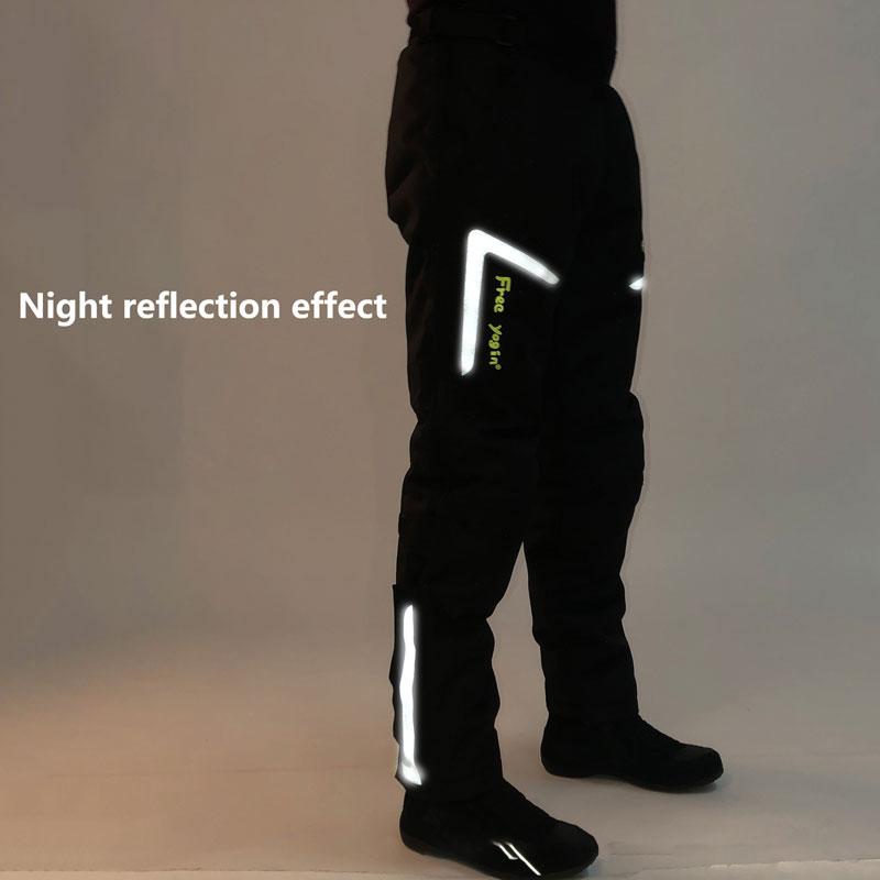 Motorcycle Windproof Pants Fall-proof Motorcycle Riding Pants Thermal Equipment Detachable Windproof Quick-release Trousers