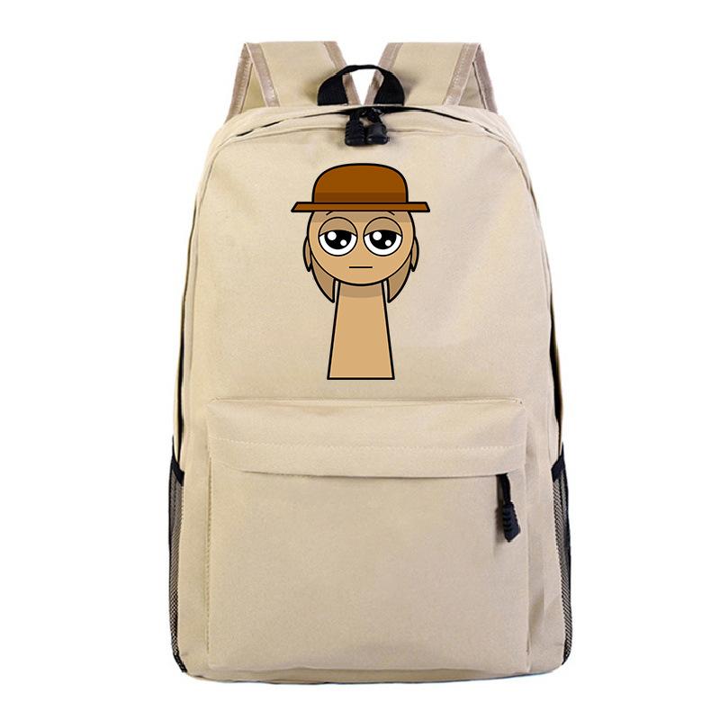 Rhythm Box Fun Printed Backpack Light College Style Fashion Primary And Secondary School School Bag