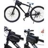 Large Capacity Waterproof Bicycles Front Top Tube Pouches Panniers Phone Mount Holder Handlebars Bag with Touch Screens