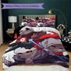 Mysterious Dungeon Anime Pattern Bedding,Quilt Set Quilt Cover Pillowcase Home Birthday Gift (1*duvet cover+2*pillowcase,without core)ZSJT0917353