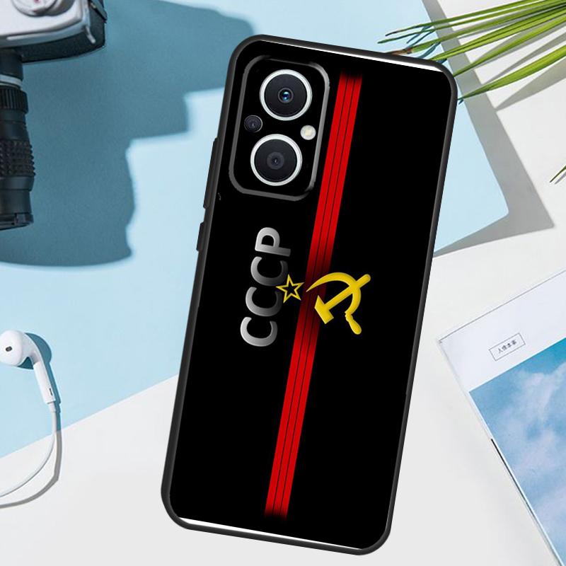 Vintage USSR CCCP Case For OPPO Reno 13 13F 12 11 F 8T 7 8 10 Pro OPPO Find X8 X6 Pro X3 X5 Lite Cover Funda
