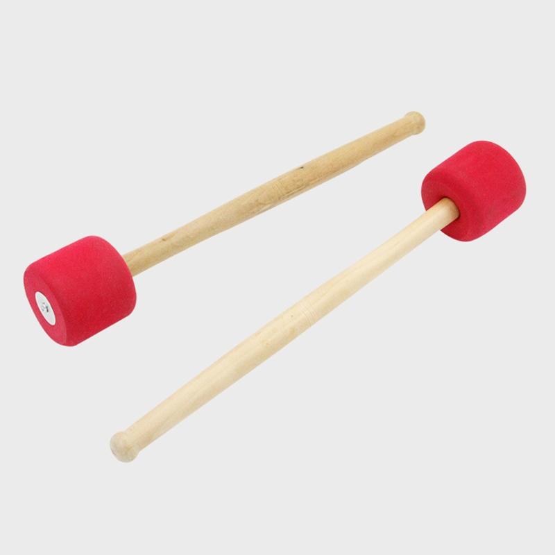 2 Pair Drumstick Foam for Head Mallets Percussion Bubble Drum Stick with Wood Ha