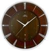 Seiko Uhr Wanduhr Dunkelbraunes Holz Durchmesser 360x48mm Funk Analog SEIKO EMBLEM HS558A
