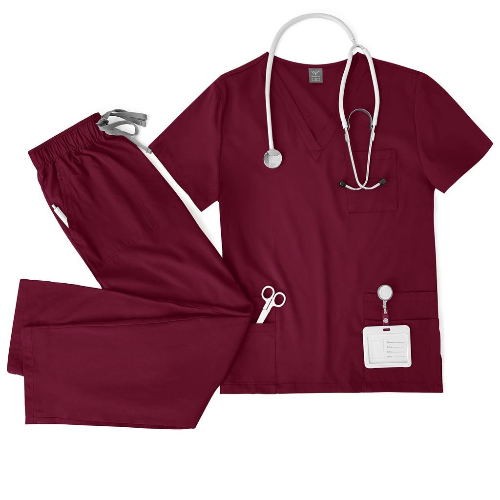 Veterinarian Workwear Set: Operating Room Gown for Nurses and Dental/Oral Surgery Procedures.