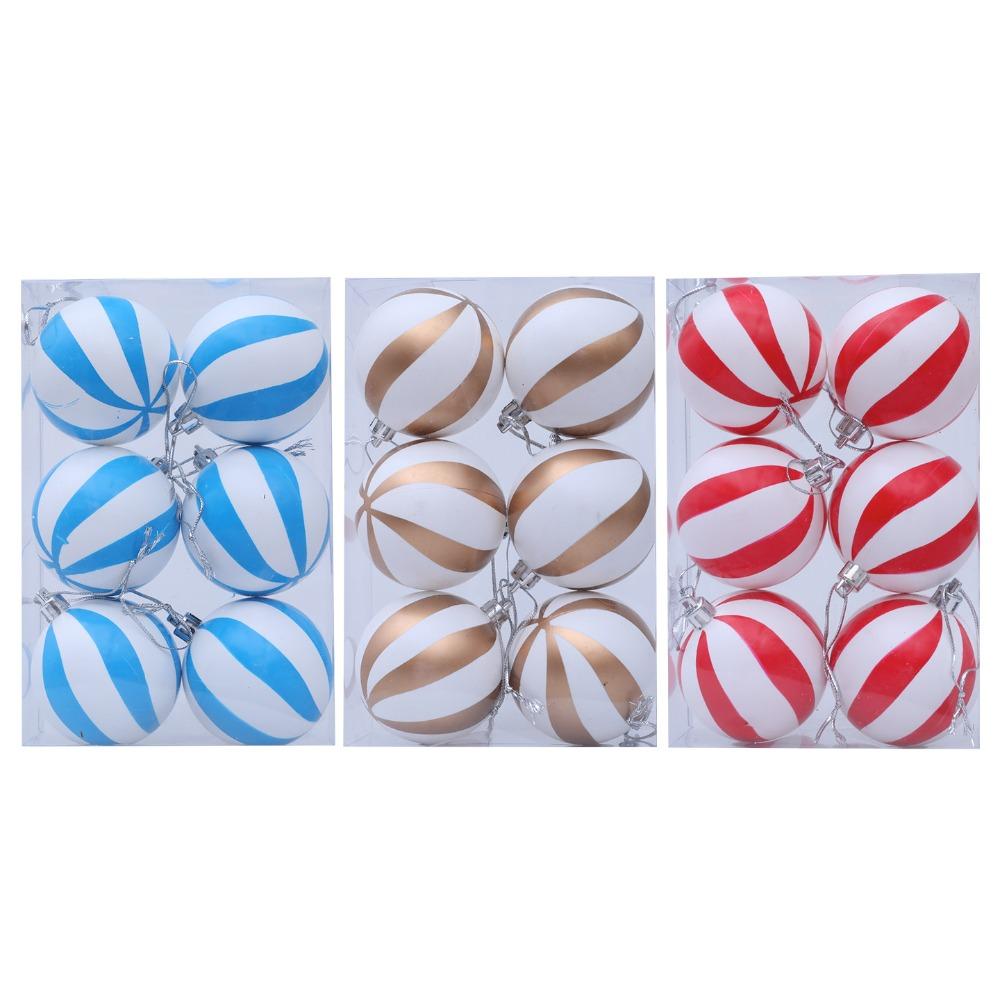 Weihnachtsdekoration, bemalte gestreifte Kugel, Weihnachten, Hochzeit, Bar, Innendekoration, Dekoration, Christbaumschmuck