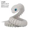 Fidget Snake Toy Realistic 3d Printed Snake Ornament with Flexible Joints Effect Model Creative Funny Snake Toy for Kids Adults