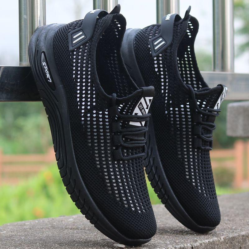 Mesh Shoes Summer New Models Soft Sole Soft Surface Walking Shoes Breathable Sports Shoes Durable