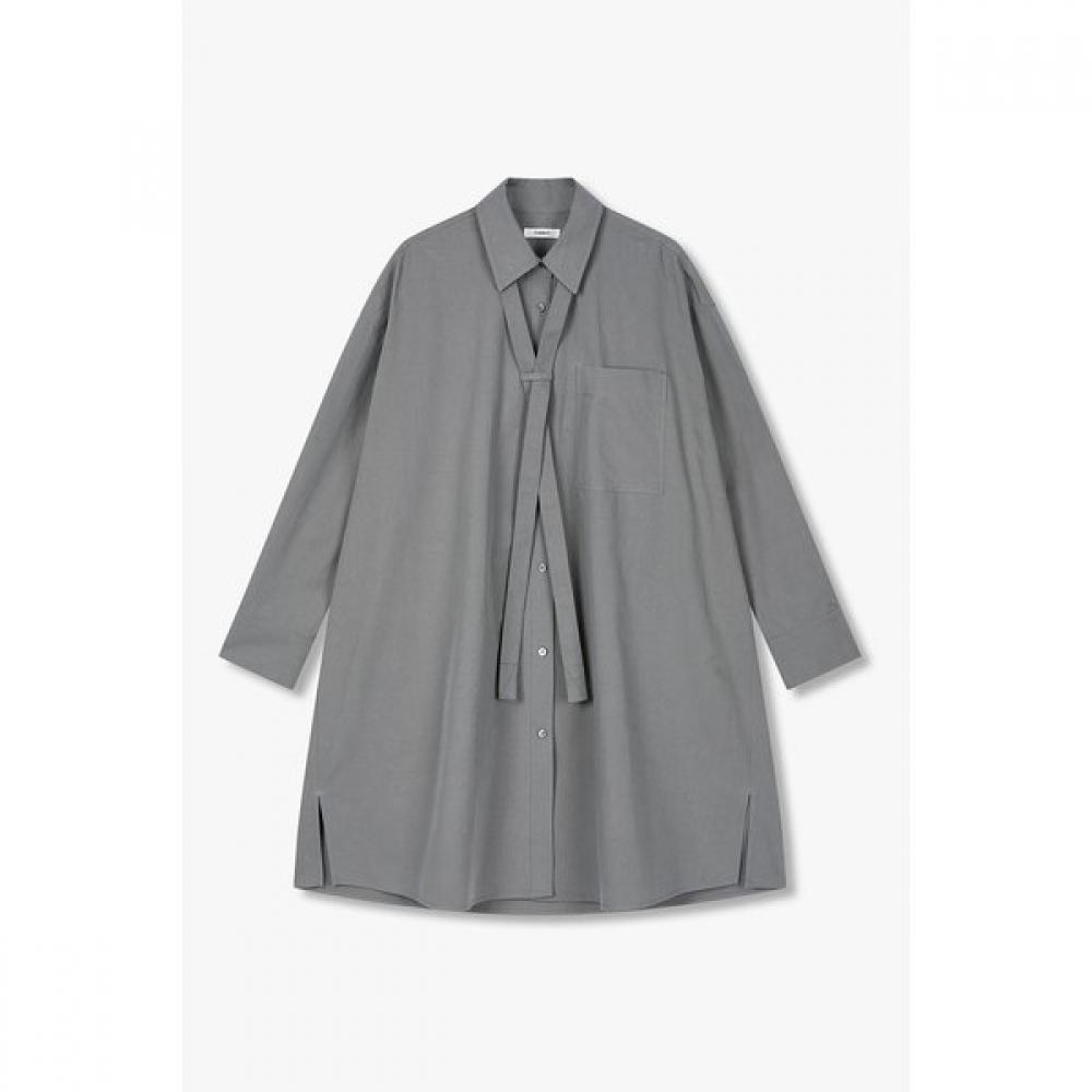 Studio Tomboy Back Button Detail Tie Dress  9106141102ar 