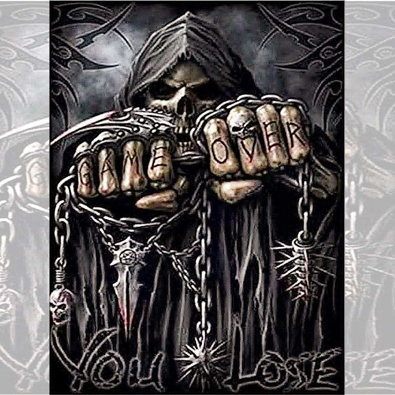 5D New Collection 2025 Diamond Embroidery Skull Legends Mosaic Art Kits Scenery Hanging Paintings Cross Stitch Gift