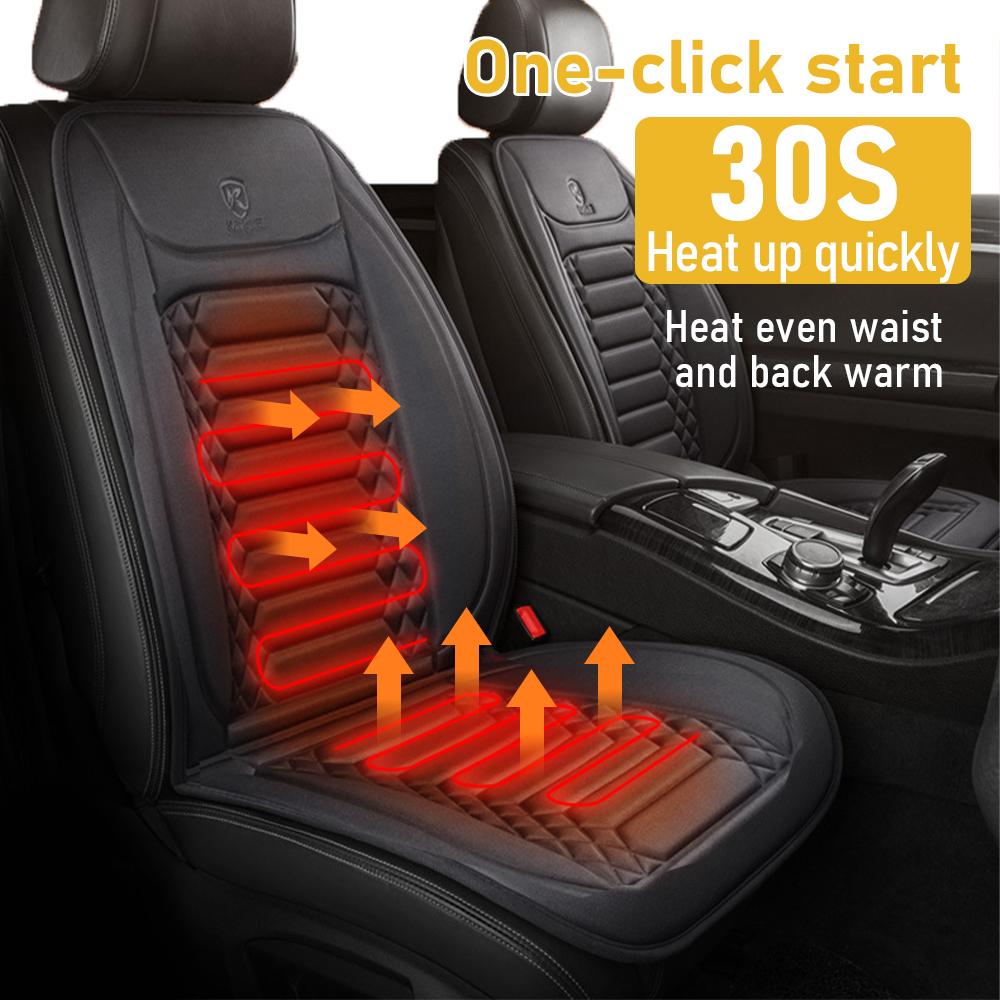 12V Universal Car Heating Pad Car Seat Electric Pad Winter Warm Plush Heating Pad Car Seat Protection Heating Pad