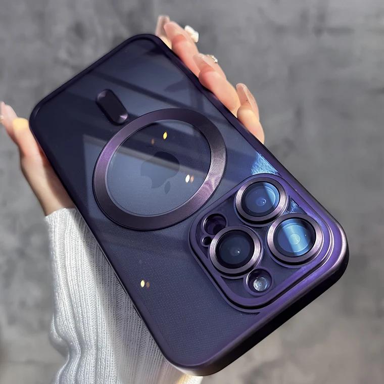 

Модный магнитный чехол для телефона для iPhone 15, 14, 13, 12, 11 Pro Max 15 Plus, матовый матовый чехол для Magsafe, чехлы-бамперы, чехол Funda For iphone15Promax