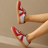 Fashion Casual Mixed Color Sneakers for Women Spring Autumn 2025 All-Match Lace Up Flats Woman Non-Slip Plus Size 35- 44 Shoes Female