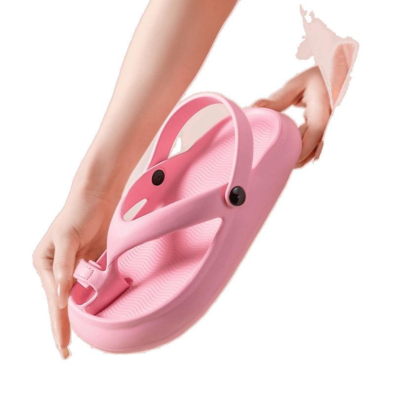 Correction of thumb correction of big toe eversion new third generation non-grinding foot pinch foot EVA sub-toe thick bottom massage slippers